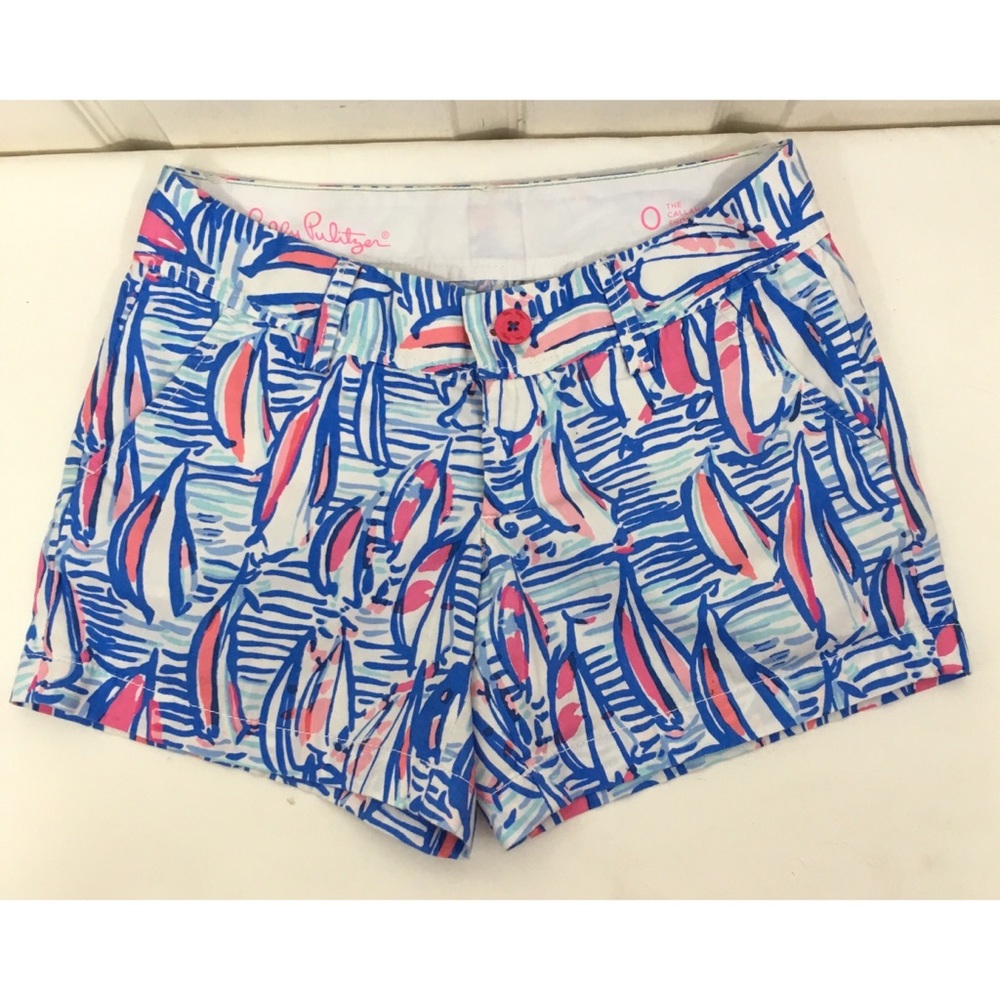 Lilly Pulitzer RRR Sailboat Callahan Shorts Size 0